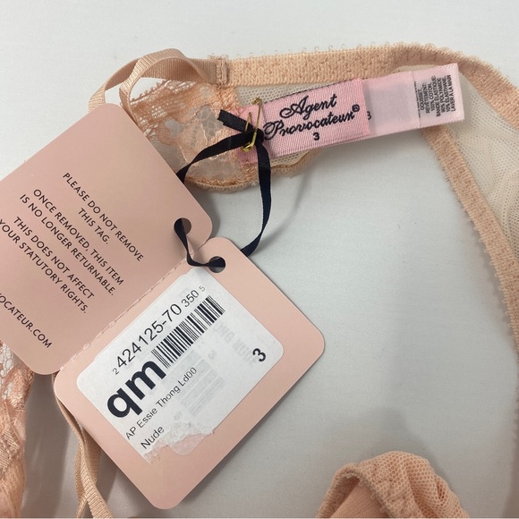 Agent Provocateur Essie Nude Thong NWT